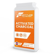 Activated Charcoal Capsules | May Help with Gas Relief and Bloating | Detox Support and Digestive Health | Activated Charcoal Tablets from Coconut |