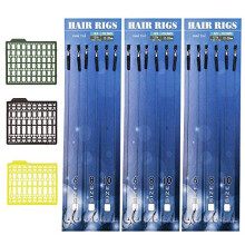 21Pcs Carp Fishing Tackles Set 18Pcs Carp Fishing Hair Rigs With 3Pcs Boilie Bait Stoppers Hair Extender Barbed Hooks Size 6?8?10?