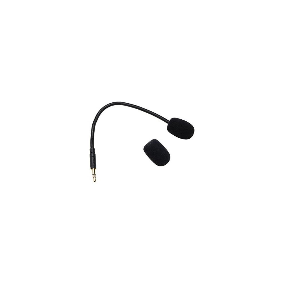 3.5mm Replacement Microphone 19cm Reduce Noise Detachable Compatible with SteelSeries Arctis 1 Wired Wireless Gaming Headset Black with Foam Cover