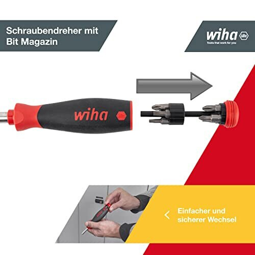Wiha Pocket Max Industrial 8 Mixed 1/4 Bits 2