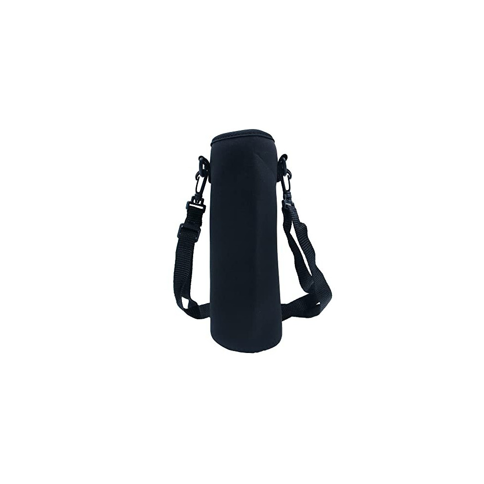 2pcs Water Bottle Carrier Insulated Cover Bag Pouch Holder Shoulder Strap 1L