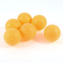 Plain Colour Ping Pong Table Tennis Balls 40mm No Logos Orange (Pack Of 25)