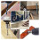 8Pcs HSS 5 Flute Carpentry Reamer Core Drill Bits Woodworking Chamfer End Milling 3-10mm 4