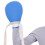 2PCS Finger Control Gloves Hand Infection Protector Padded Mitts with Loop Closure for Patient Elder (Blue) 7
