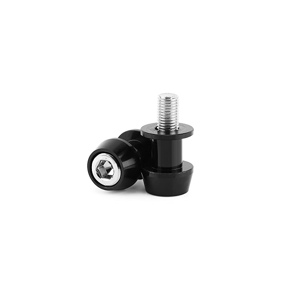 Paddock Stand Bobbins + Swing Arm Spool 8/10Mm Motorcycle Cnc Aluminium Alloy Swing Arm Spool Sliders Stand Swingarm Bobbins(8Mm-) Black 739551564067