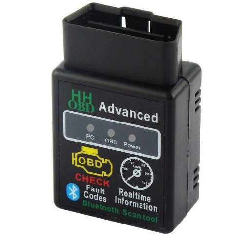 HH Bluetooth Car OBD2 Scanner, HH ODB ODB2 V1.5 Advanced Bluetooth Car Auto Diagnostic Scanner Tool