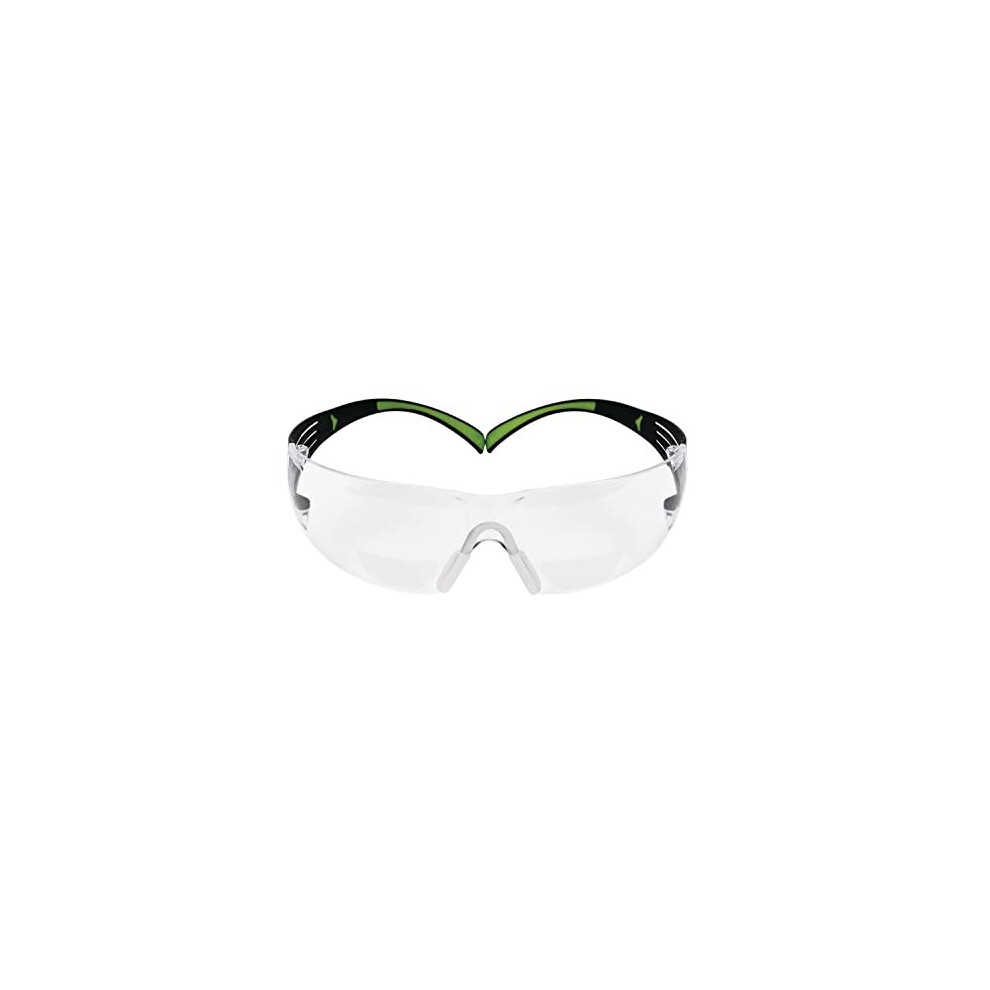 SecureFit Reader Safety Glasses, Anti-Scratch / Anti-Fog, clear +2.0 Lens, SF420AS/AF-EU