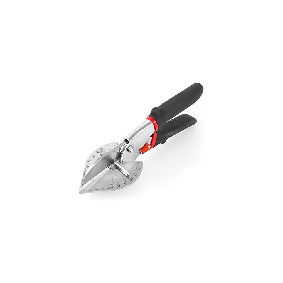 Philoch Multi Angle Miter Shear Cutter Hand Tools,45-135 Degree Adjustable Angle Scissors Trim Shears Tools For Vinyl Wood Molding Trim