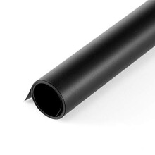 Black Backdrop Food Photography Background PVC 40x66.5cm Vinyl Photo Studio Waterproof for Product Flat Lay Props Cosmetics Jewelry Shooting Video