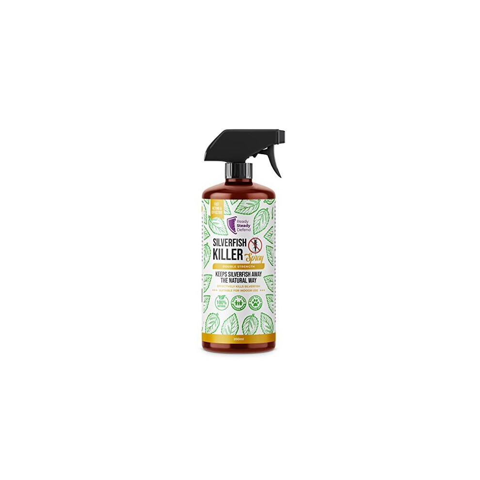 Silverfish Killer Spray | Keeps Silverfish Away the Natural Way | Fast Acting & Effective | Suitable for Indoor Use | Safe to use around Kids & Pets |