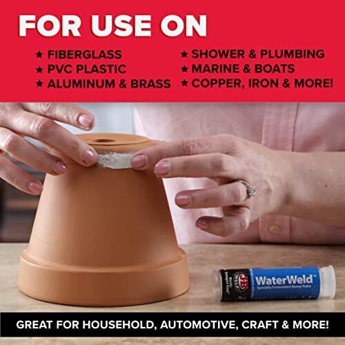 Jb8277 Waterweld Under Water Adhesives, Off White 2 oz, 1 Pack 2
