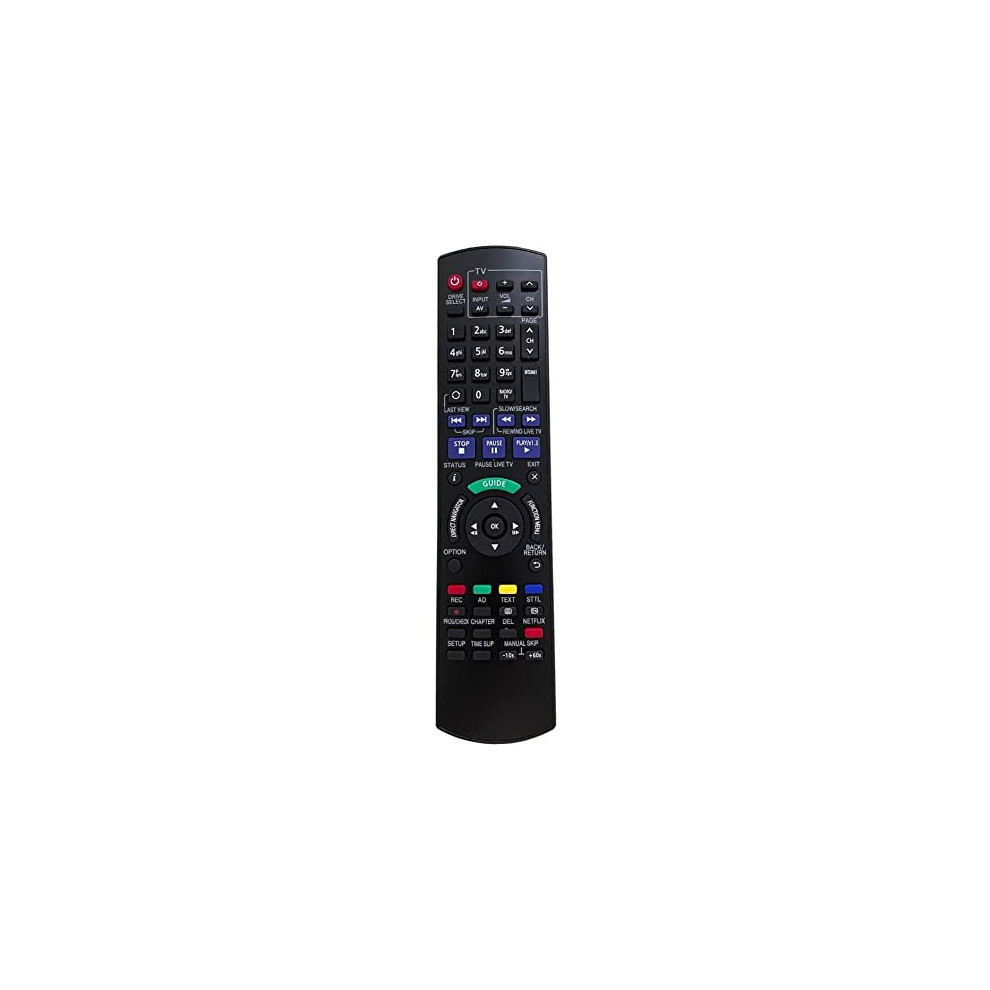 Replacement Panasonic N2QAYB000780 Remote Control for Suitable for Panasonic Smart TV Compatible with Panasonic HDD Box RECORDER TV DVD RECORDER IR6