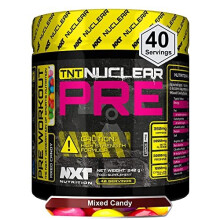 TNT Nuclear Pre Workout – Pre Work Out Energy Drink| L-Citrulline, Beta Alanine, 350mg Caffeine for Pump, Endurance & Focus - 40 Servings Mixed