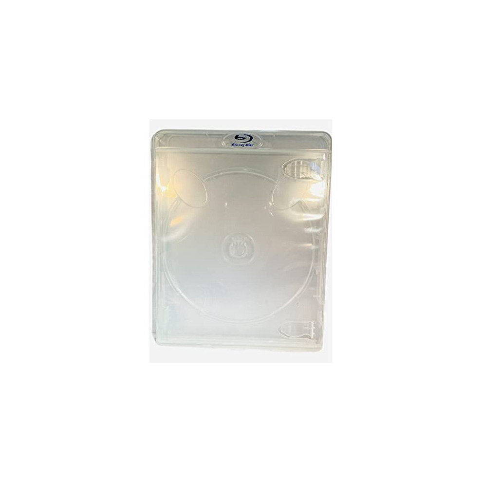 5 X Amaray Vortex Single Clear 14Mm Case Spine Bluray New Replacement Case 3418340709915
