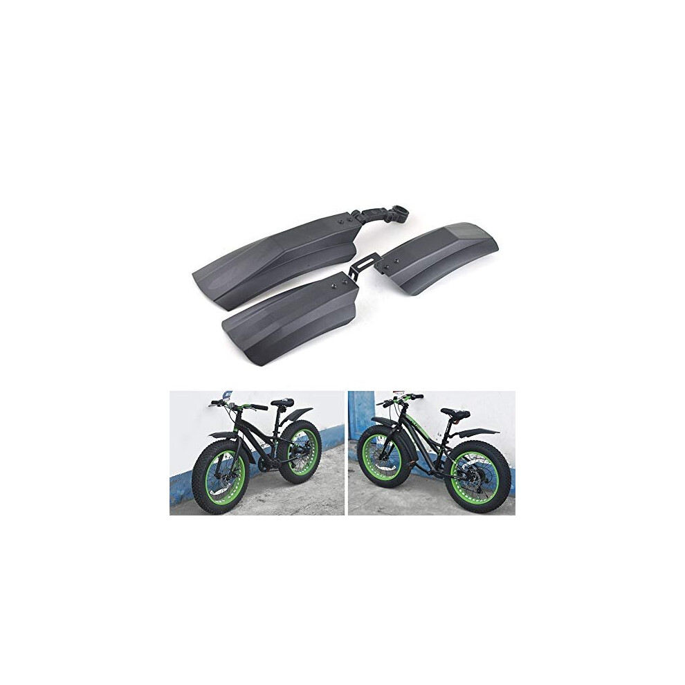 Bike Fender Set Bicycle Mudguard,26 Inch Plastic Bike Front & Rear Fenders Durable Tyre Mudguards for Fat Tire Mountain Bike