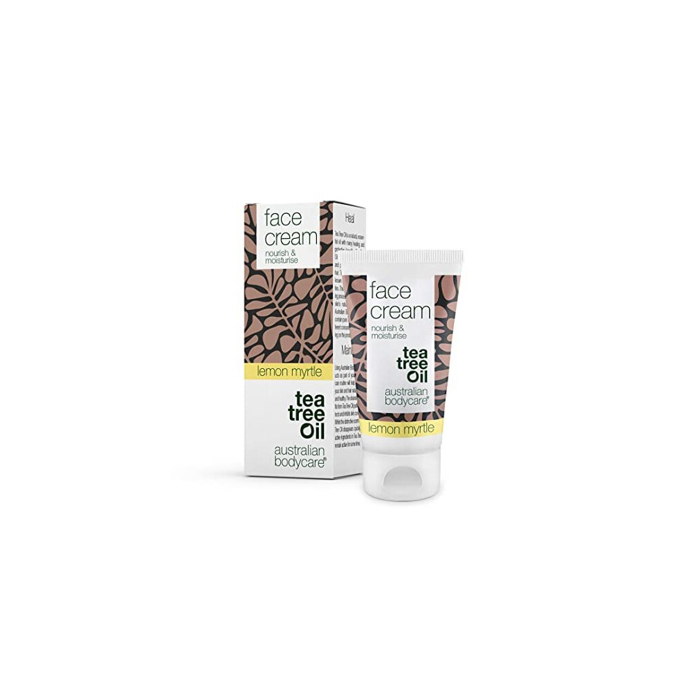 Tea Tree Oil Australian Bodycare Cream,Yellow Australian Bodycare Face Cream 50Ml | Tea Tree Oil + Lemon Myrtle | Moisturiser Spot Treatment, Pimple, Oily, Acne Prone Skin. Tea Tree Cream Face