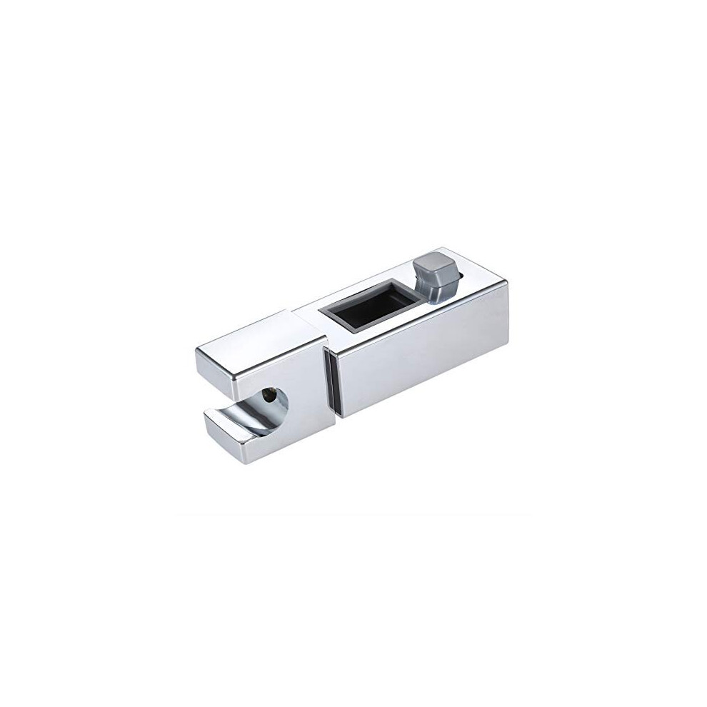Shower Head Slider Holder, Adjustable Shower Handset Bracket Bathroom Shower Slide Bar Slider Clamp for 30x18mm Rail Rectangular Shower Rail