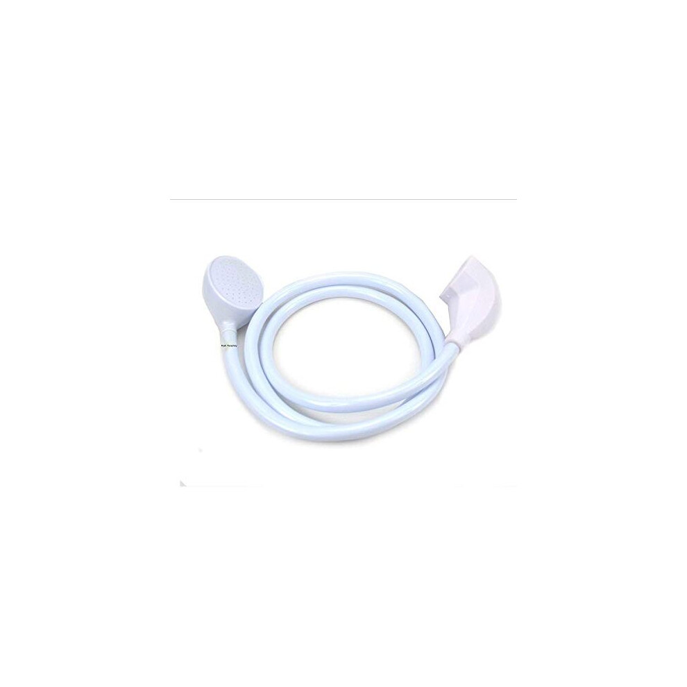 Single Tap Fitting Shower Head For Larger Taps - Hose Spray Mixer - To Fit A Single Tap 3.5-4Cm In Diameter 5060581110630