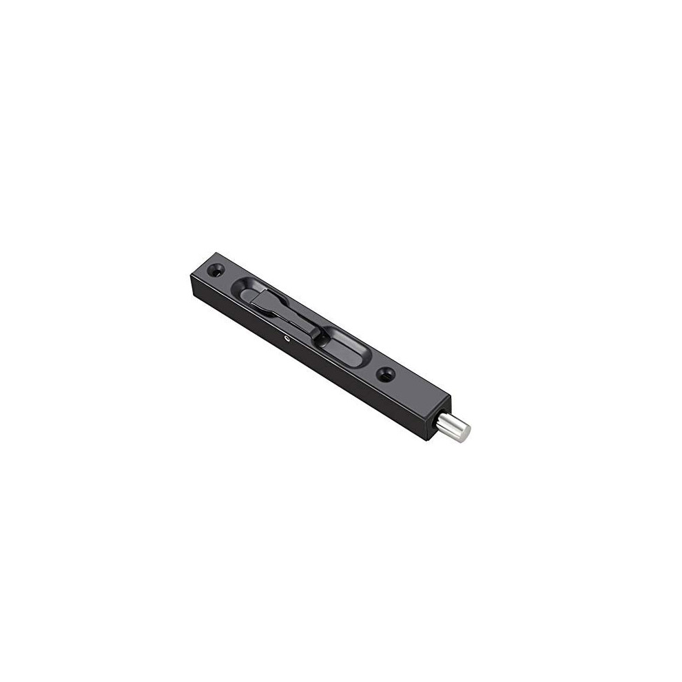 6 Inch Door Flush Bolt Latch Lock Concealed Door Bolt Slide Bolt Lock Security Lever Action Gate Latch Bolt 304 Stainless Steel Matte Slide Latch With 791571583893