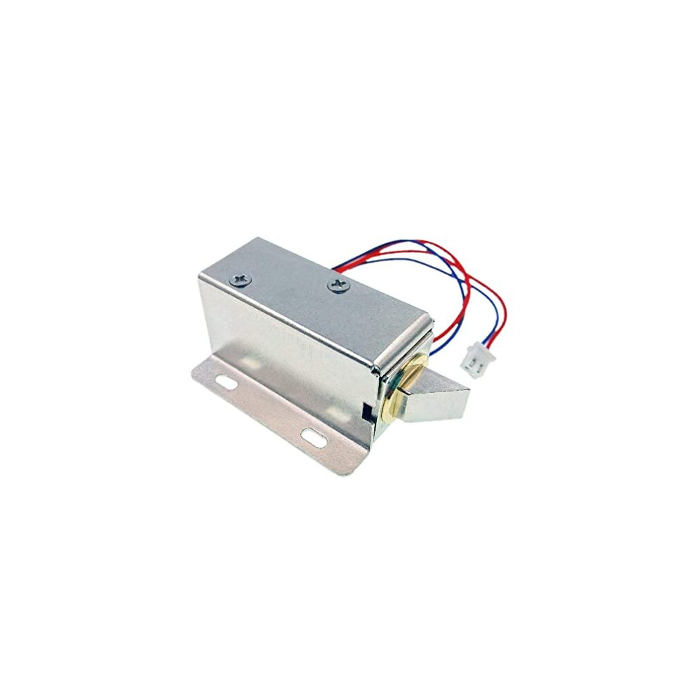 Jzk Dc 12V Electric Solenoid Lock Assembly Security Lock For Security System Safes Door Cabinet 6920484237072