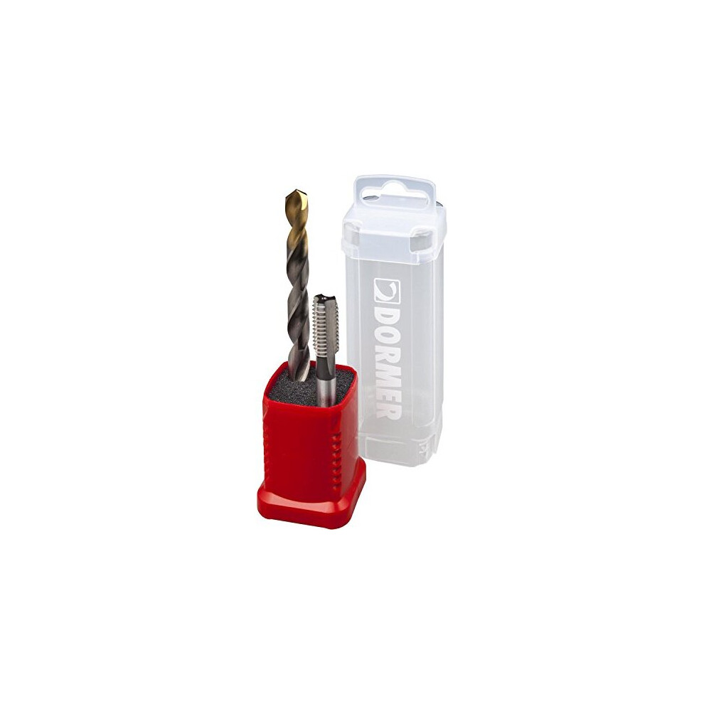 Set E500 Taps and A002 Drill bits with 118 Degree Tin Tipped Split Point, Tap Size M8NO2