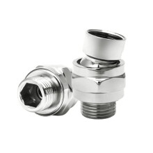 Shower Head Swivel Ball Joint Adapter Shower Connector Ball Joint Adjustable Shower Arm Connector for Shower Head