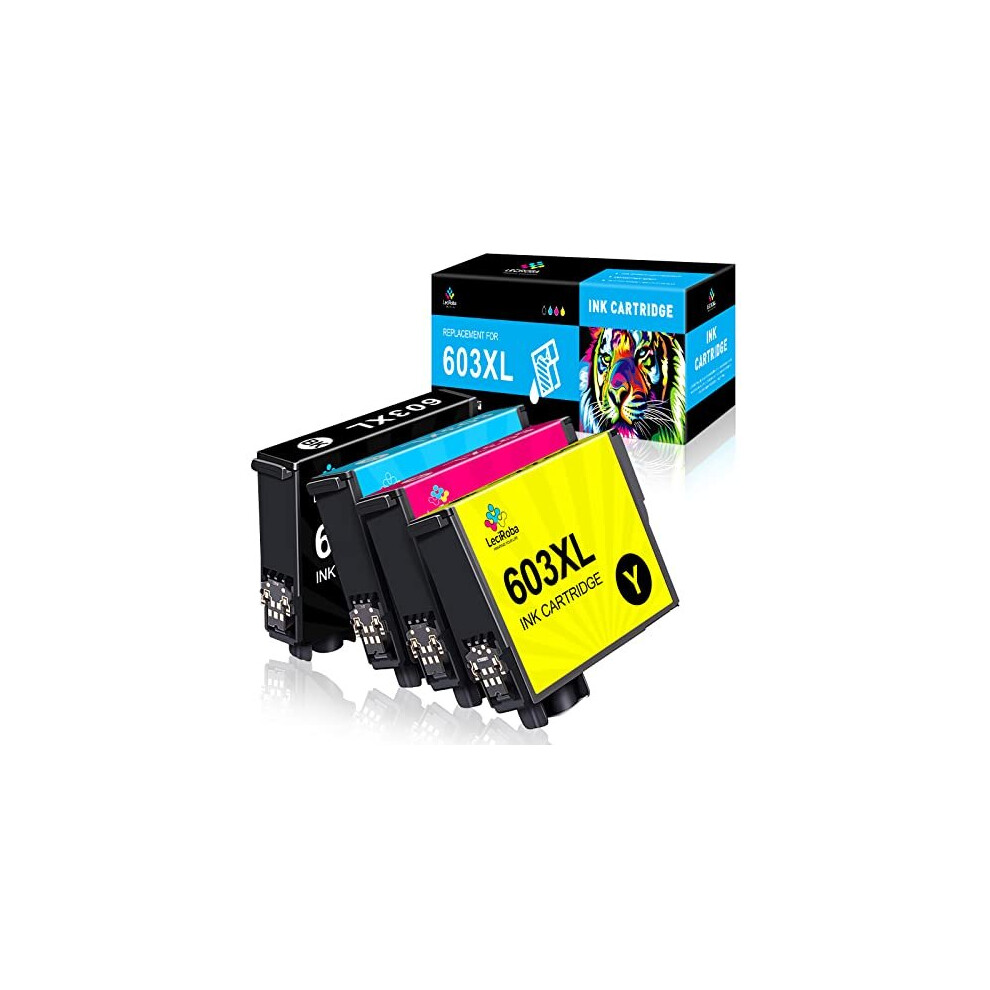 603Xl For Epson 603 603XL Ink Cartridges Use With Epson Workforce Wf-2810 Wf-2820 Wf-2840 Wf-2870 Xp-2100 Xp-2150 Xp-2155 Xp-3100 Xp-3150 Xp-3155 754131260689