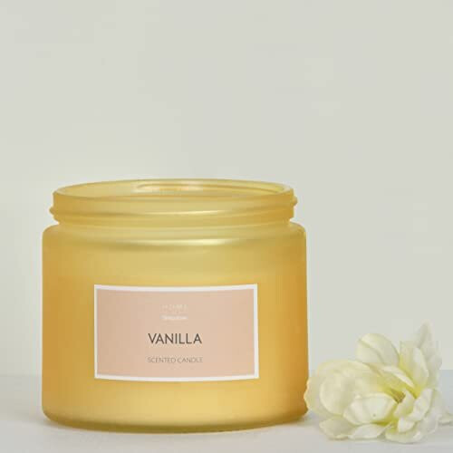 Core Lidded Candle Jar - Vanilla - 240g 2