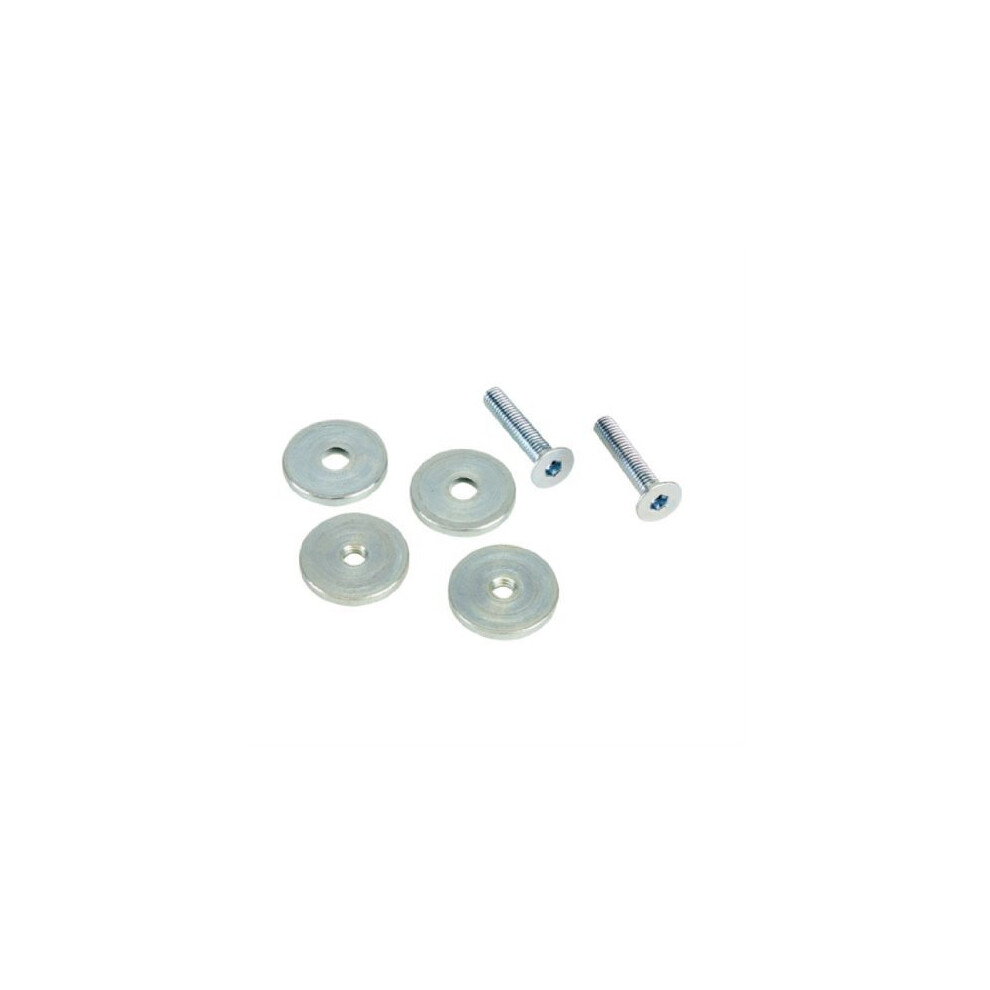 Hinge Jig 3mm Stop Kit, Silver, Compatible with Architectural Designs, Includes Fixing Screws, HJ/1