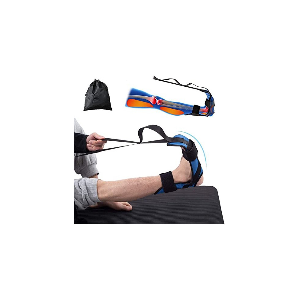 Xemz Foot And Calf Stretcher For Plantar Fasciitis, Achilles Tendonitis, Heel Spurs And Foot Drop, Improve Muscle Strength Relief Foot Pain Leg Stretcher