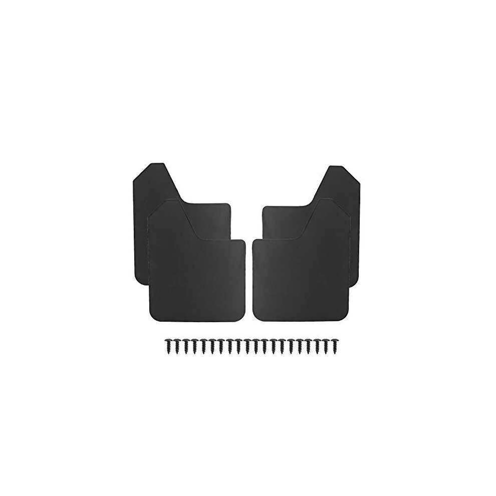Mud Flaps - Car Mud Flaps Wide Mud Flaps Automotive Fender Car Mud Flaps 4Pcs Universal Mudguard Cover Mud Flap Guards Fenders Replacement For Black 733297587373