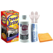 Oven Brite Antibacterial Oven Cleaning Kit - 500 ml Bottle – Rack Cleaning Bags and Gloves Included - Complete Oven Cleaning Kit with Ultra