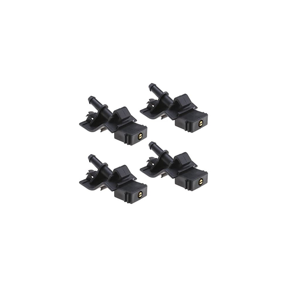 4Pcs Car Windshield Wiper Washer Nozzles 85381-30110 85381-12300 Windscreen Washer Wiper Spray Jet Compatible With Corolla/Altis Xd Rx350 Al10 6975182591599