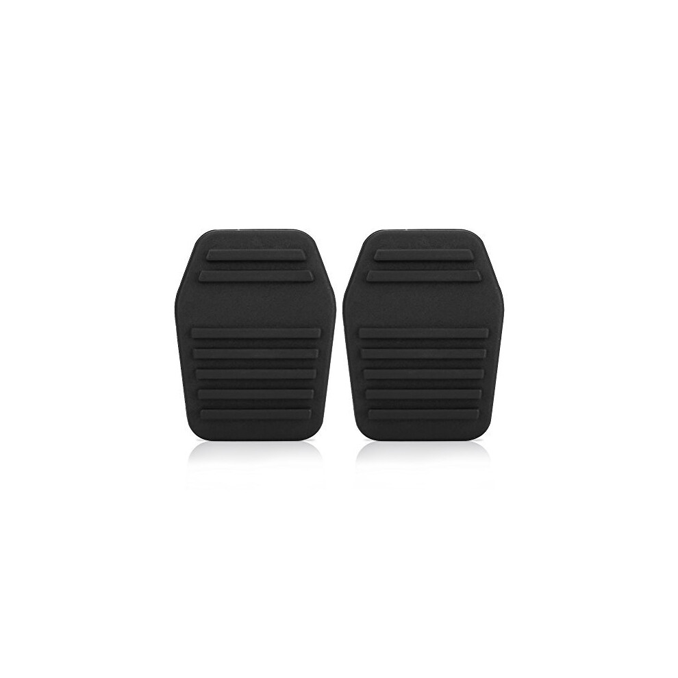 Pedal Pads Rubber Cover, 1 Pair Car Clutch Pedal Pads Foot Brake Pedal Rubber Cover Clutch Pedal Cover For Transit Mk6 Mk7 2000Â2014 Black 763741173401