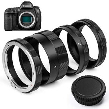 Macro Extension Tube Ring for All Canon EOS EF Mount DSLR Cameras 6D Mark II 5D Mark IV EOS 200D 60D 80D 70D 5Ds R 5D Mark III 600D with Body Rear