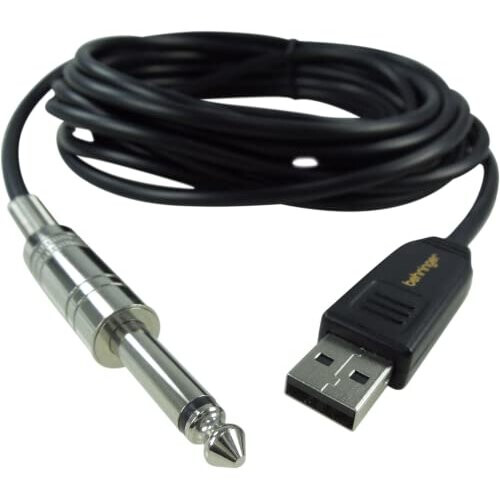 GUITAR 2 USB Guitar to USB Interface Cable, Compatible with PC and Mac