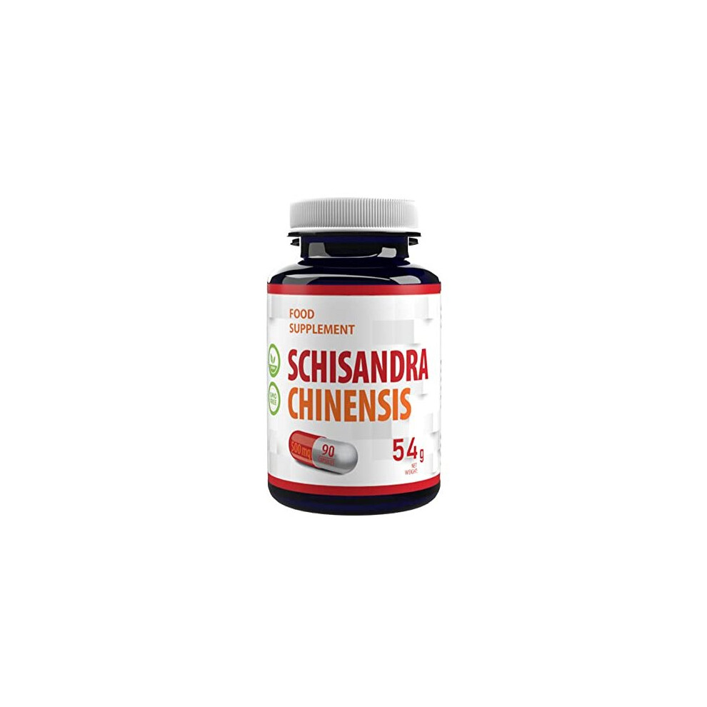 Hepatica Schisandra Chinensis 500Mg 90 Vegan Capsules 10% Schisandrins, Certificate Of Analysis By Agrolab Germany, High Strength Supplement, Gluten And Gmo