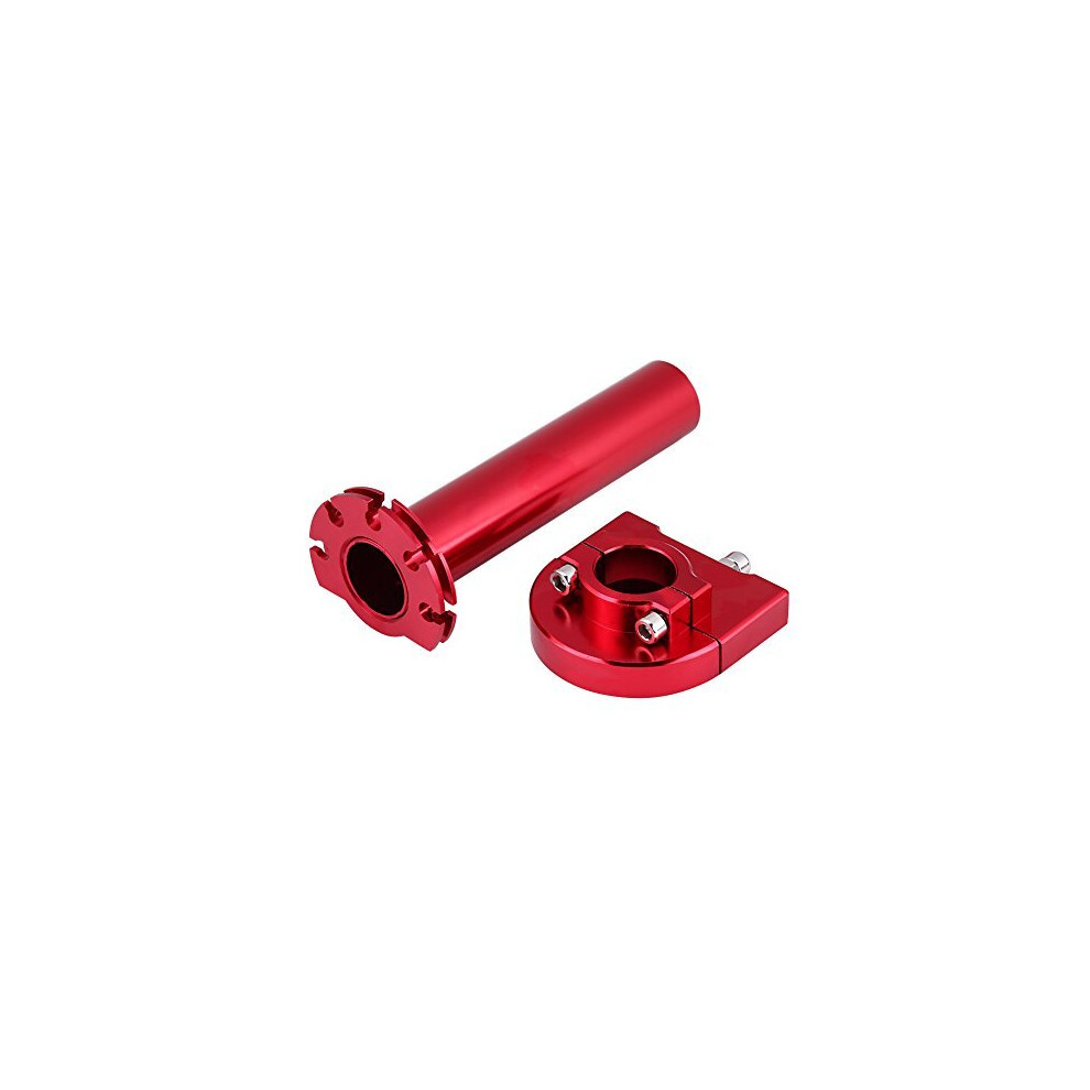 Aluminum Alloy Motorcycle Universal Throttle Twist Grips,7/8" 22Mm Handlebar Throttle Twist Grips Accelerator For Motorcycle Scooter Dirt Bike 715538440470