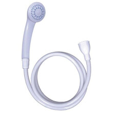Single Tap Shower Spray Head - for use on Mixer taps or Single Hot or Cold tap
