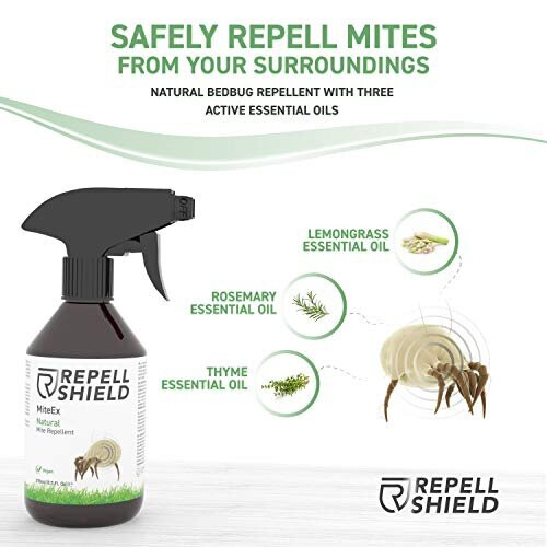 Anti Mite Spray Red Mite, Spider Mite & Dust Mite Spray for Home and Outdoors Natural Dust