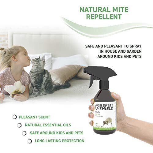 Anti Mite Spray Red Mite, Spider Mite & Dust Mite Spray for Home and Outdoors Natural Dust