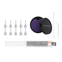 Kit de relleno de cicatriz de dermaflage - Cubierta de cicatriz mediana y profunda y corrector impermeable para las arrugas de acn y las cicatrices