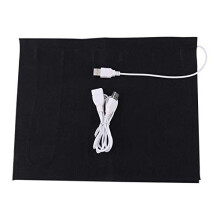 Pet Heating Pad, Akozon USB Operated Heater 1pc 5V Electric Cloth Heater Pad 23 x 29cm Heating Element for Clothes Seat Pet Dogs and Cats Warmer 35