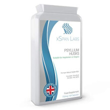 Psyllium Husks 750mg 90 Capsules - All Natural Soluble Fibre Supplement - Great for Digestion, Keto Diets and complementing Bio-Culture Supplements–