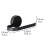 Static-Loc Plus Pavia Toilet Roll Holder Black No Drilling Required 5