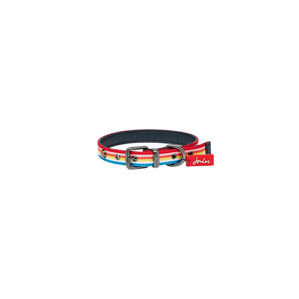 Rosewood Joules Rainbow Stripe Dog Collar Small