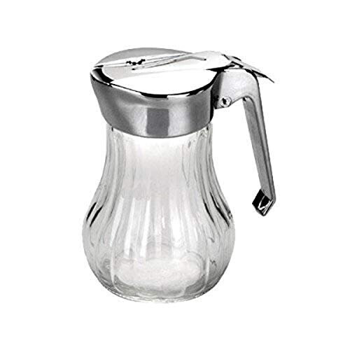 Honey Dispenser, Transparent/Silver, 8 x 8 x 15 cm