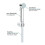 Grohe Duschset 1 Strahl mit Wandhalterung GROHE Vitalio Trigger Spray 30 Chrom 3