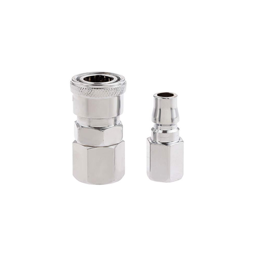 Photos - Other Bathroom Accessories Air Line Hose Fittings 1/4" BSP Female Thread Quick Release Coupler Connector-Pack of 2
