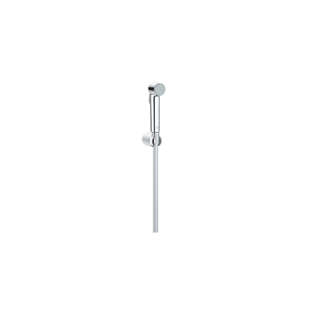 Vitalio Trigger Spray 30 - Wall Holder Set with Trigger Control Hand Shower (Hand Shower 36mm, TwistFree Shower Hose 1.25m, Wall Shower Holder 40mm),